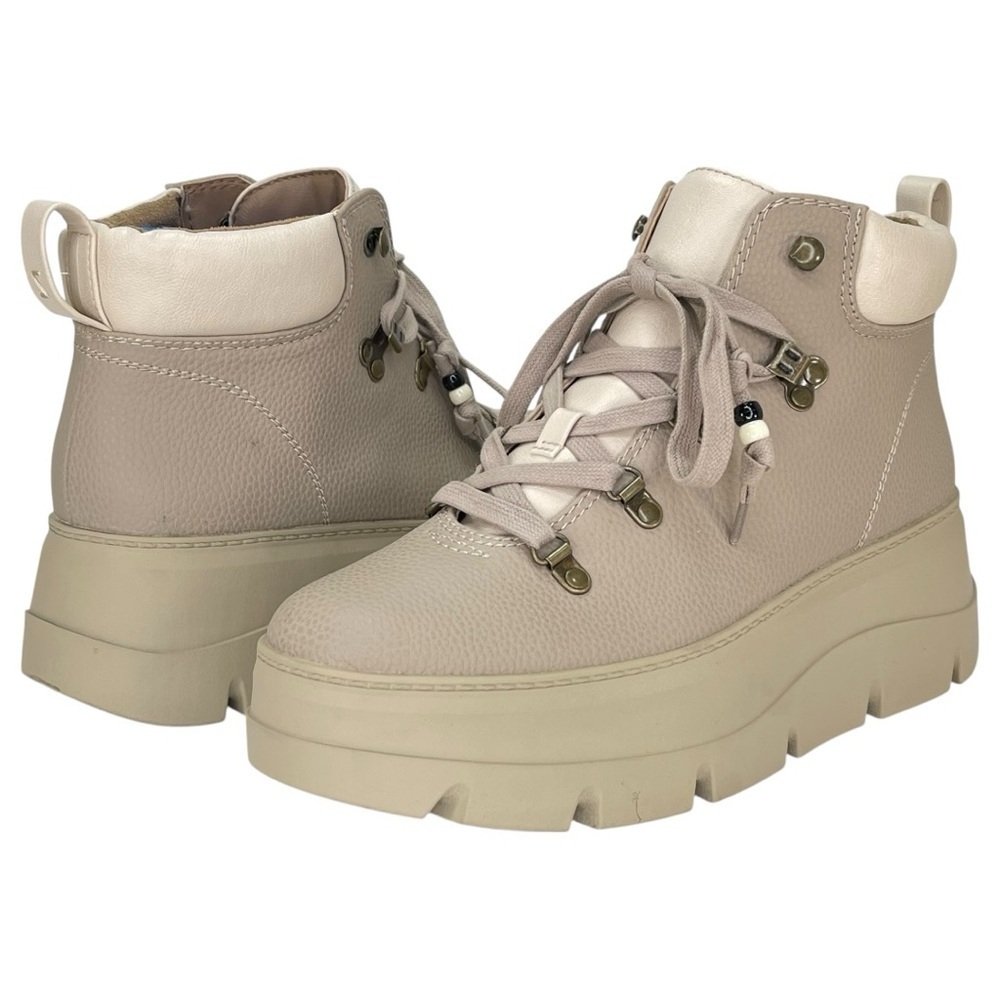 Zodiac Billie Tan Pebbled Faux Leather Lug Sole Womens Sneakers Size 9.5M - Picture 10 of 13
